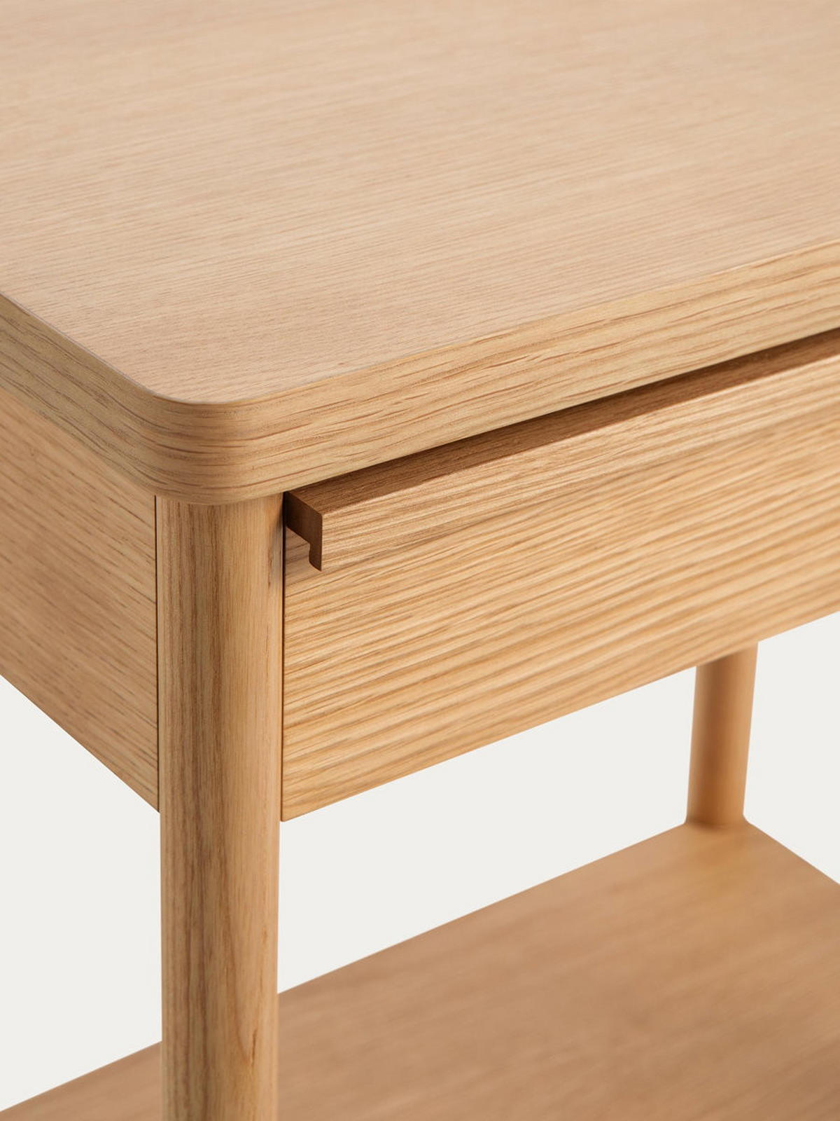 NACHTTISCH Berkin Natur 51 cm x 57 cm - Braun, Holz (51/57/35cm) - Kenay Home