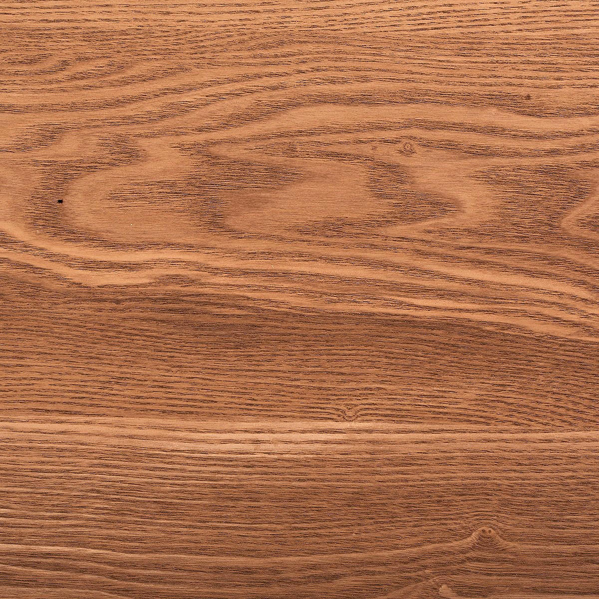 NACHTTISCH 1 Schublade mit abgerundeten Fronten B42 cm - KARL - Eschefarben, Holzwerkstoff (35/58/43.5cm) - Calicosy