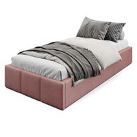 POLSTERBETT für Schlafzimmer Bett mit Stauraum Altrosa 90x200cm - Altrosa, Holzwerkstoff/Textil (90/200cm) - Muralo