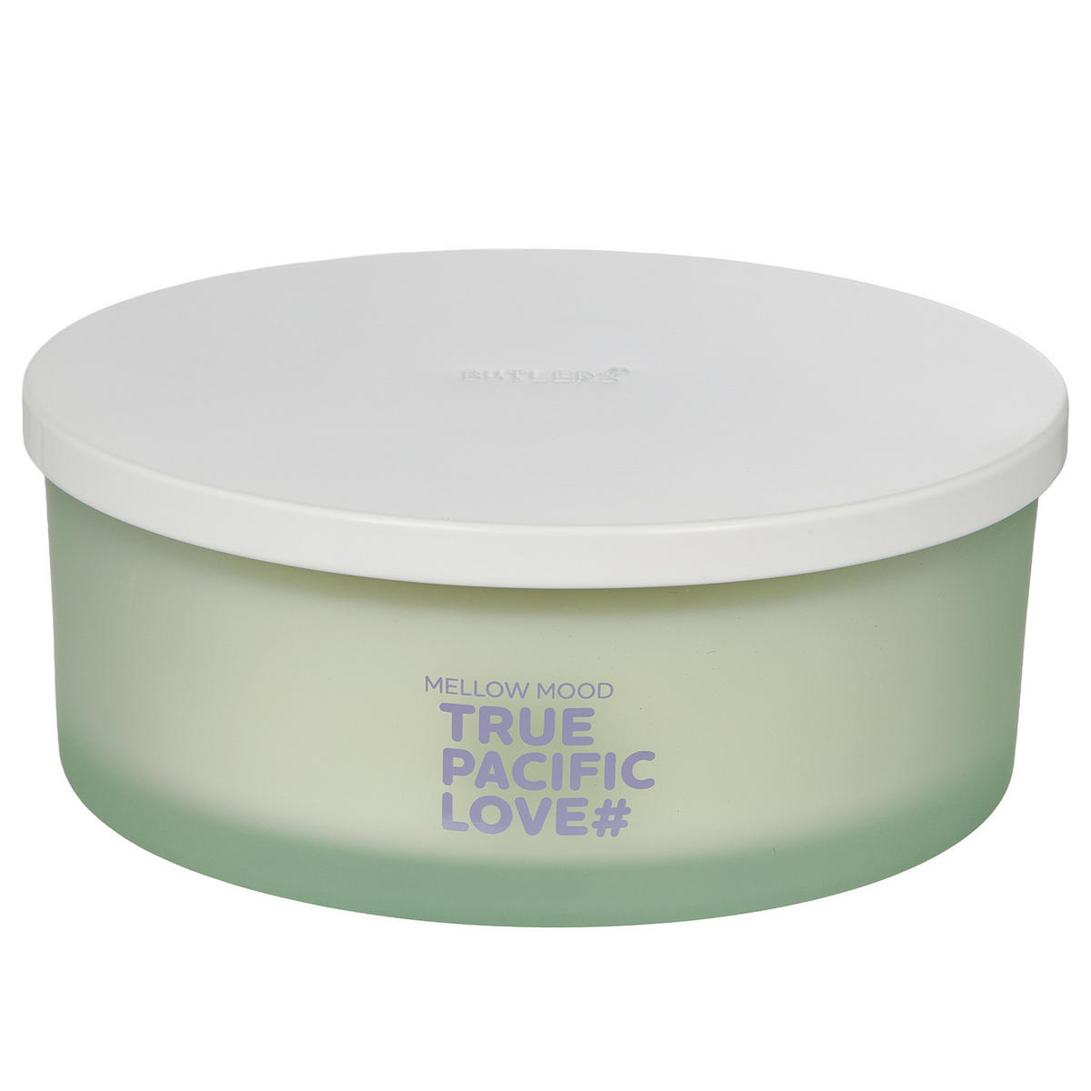 DUFTKERZE Mellow Mood True Pacific Love - Mintgrün, Paraffin (8cm) - Butlers