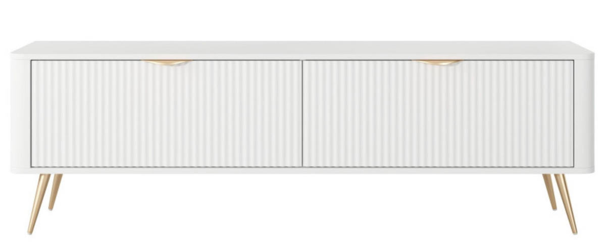 TV-SCHRANK Weiss Rtv - Weiß, Holzwerkstoff (163.2/51.2/38cm) - Sepro Meble