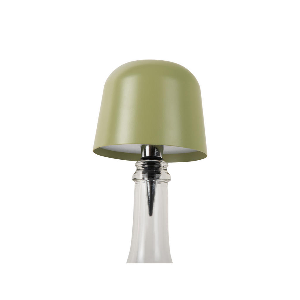 Thumbnail - Leitmotiv Bottle, Grün, Metall, Rund, 10x13x10 cm, CE, Lampen & Leuchten, Innenbeleuchtung, Tischlampen, Tischlampen