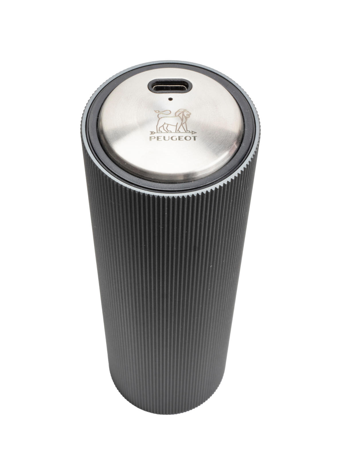 WEINPUMPE Elektrisch Preserve 14cm Aluminium Carbon Finish - Grau, Metall (4.5/14/4.5cm) - PEUGEOT