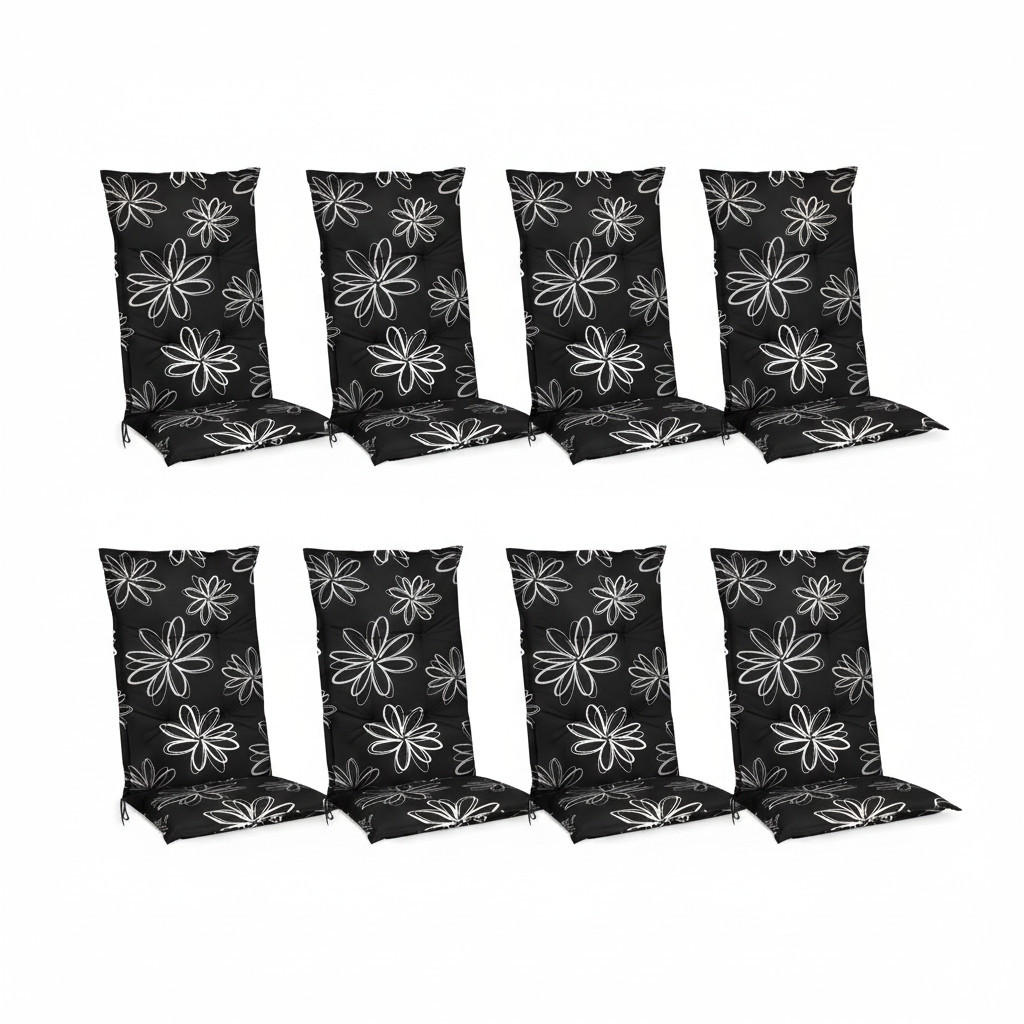 HOCHLEHNERAUFLAGE Flores 120x50x6cm Ornamente (8tlg) - Multicolor, Textil (50/6/120cm) - Beautissu 