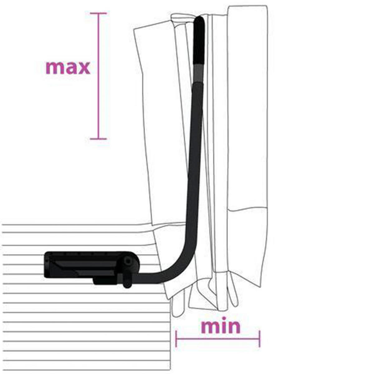 WHIRLPOOL ABDECKHILFE Abdeckhilfe randbefest, - Braun, Metall (240/60/30cm) - Canadian Spa Company