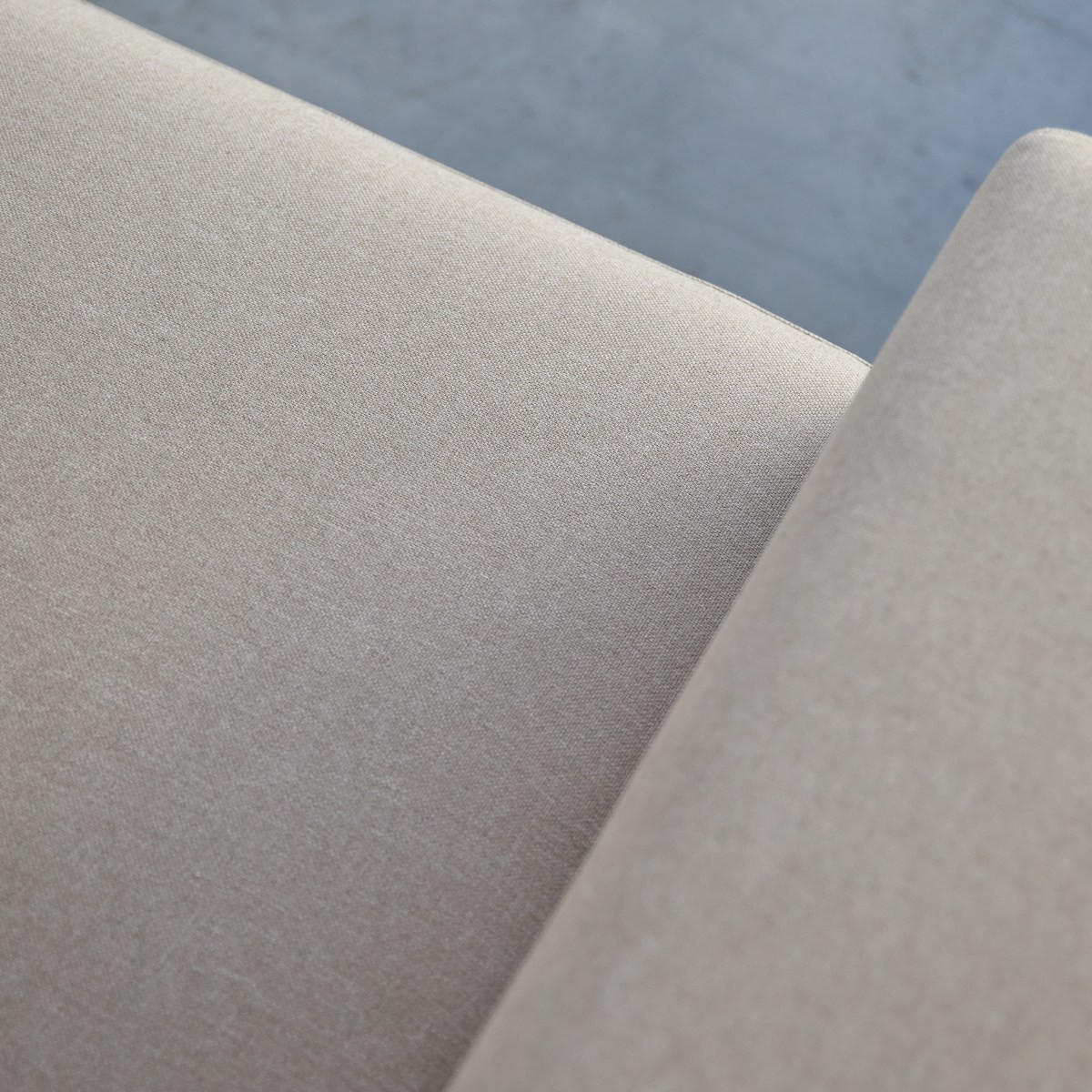 SOFA Lars Beige aus Stoff - Beige, Textil (224/80/90cm) - Tikamoon