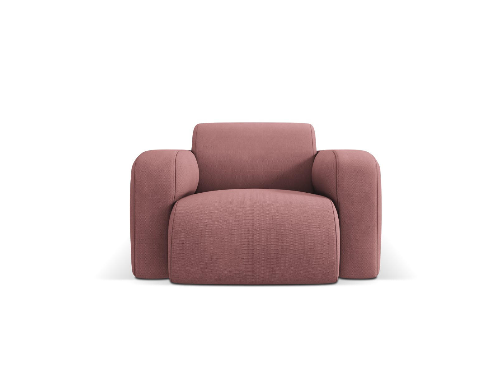 SESSEL Molino aus strukturiertem Stoff rosa - Pink, Textil (95/72/105cm) - Micadoni