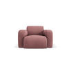 SESSEL Molino aus strukturiertem Stoff rosa - Pink, Textil (95/72/105cm) - Micadoni