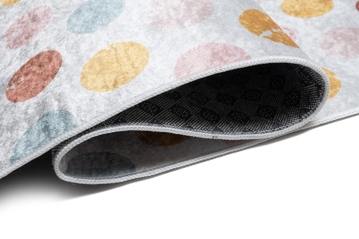 TEPPICH EMMA Grau 160/230 cm - Grau, Kunststoff (160/230cm) - Tapiso