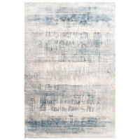 WEBTEPPICH Ludlow Bedtime Blau - Grau, Textil (79/150cm) - Kukoon Rugs