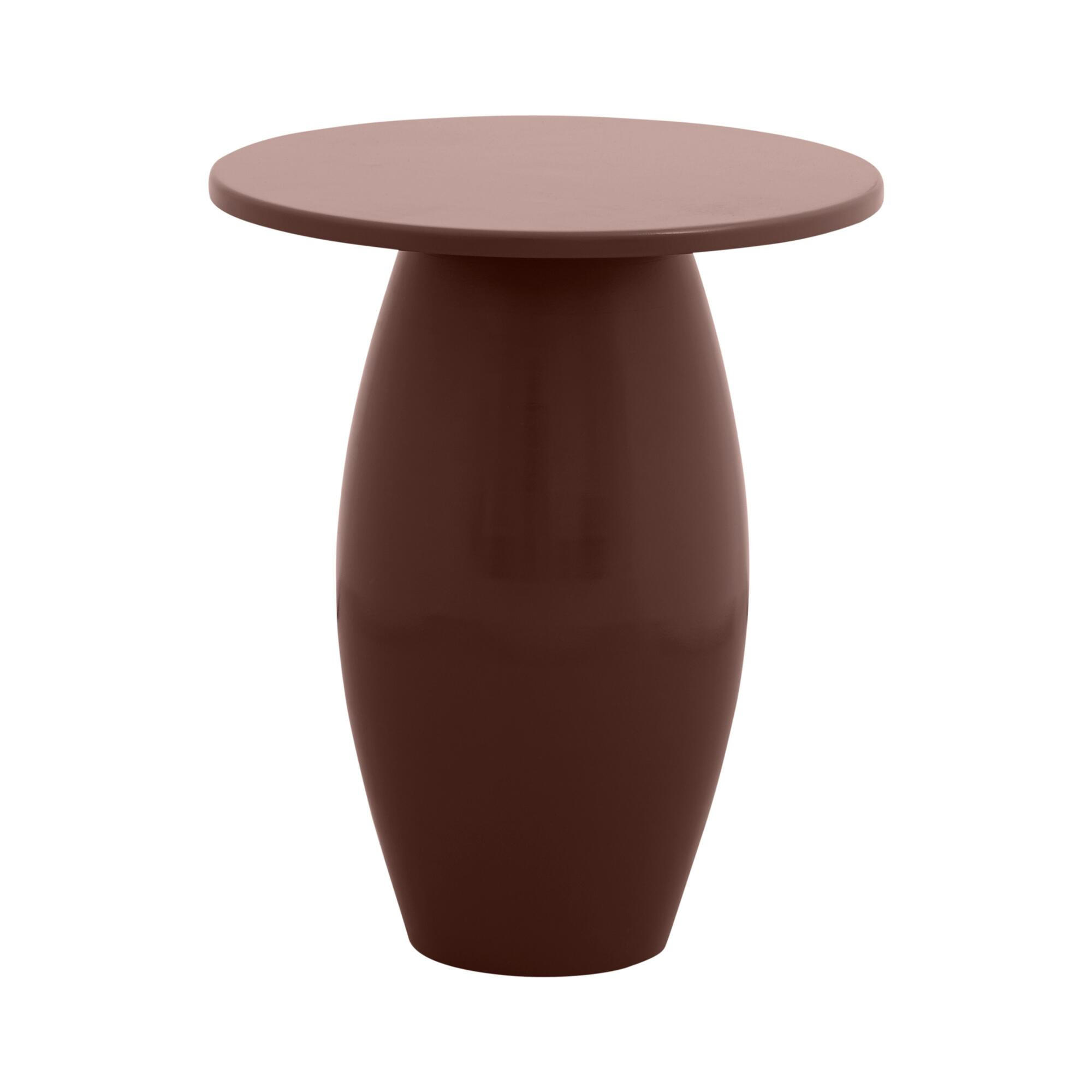 BEISTELLTISCH TARIM Rot 40x40x50 cm - Rot, Holzwerkstoff (40/40/50cm) - FURNLUX