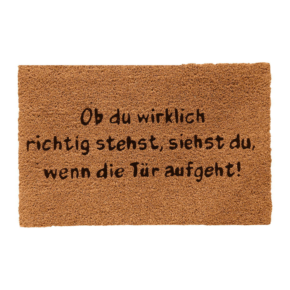 ROHOŽ - svetlohnedá, textil/plast (60/40cm) - Relaxdays