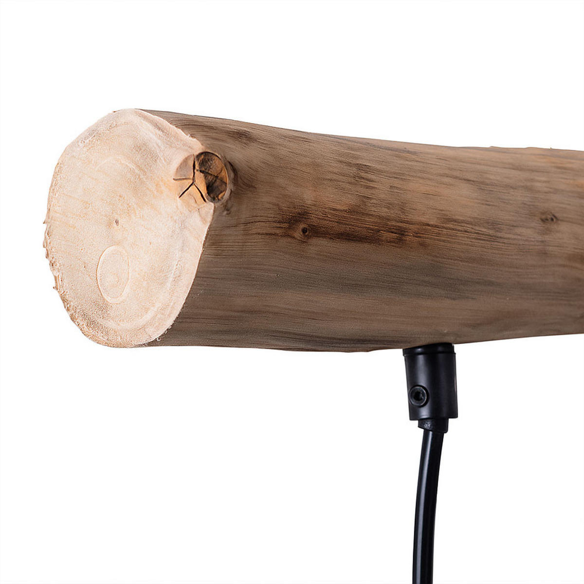 LED HÄNGELEUCHTE Holz Braun Gitter Design - Braun, Holz/Metall (85/18/120cm) - Globo Lighting