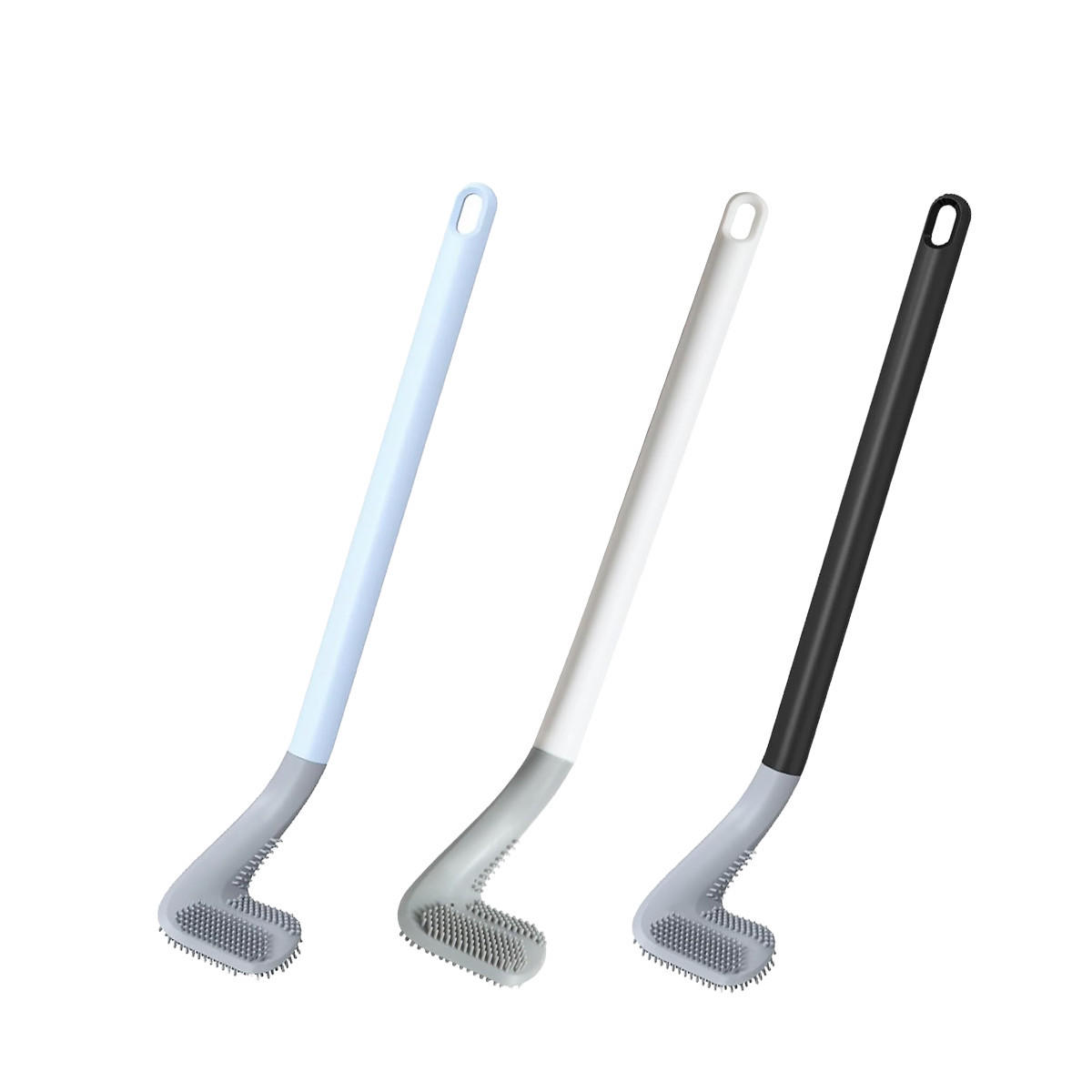 TOILETTENBÜRSTE – (40 cm lang) 3 Stück - Multicolor, Kunststoff (2/40/7cm)