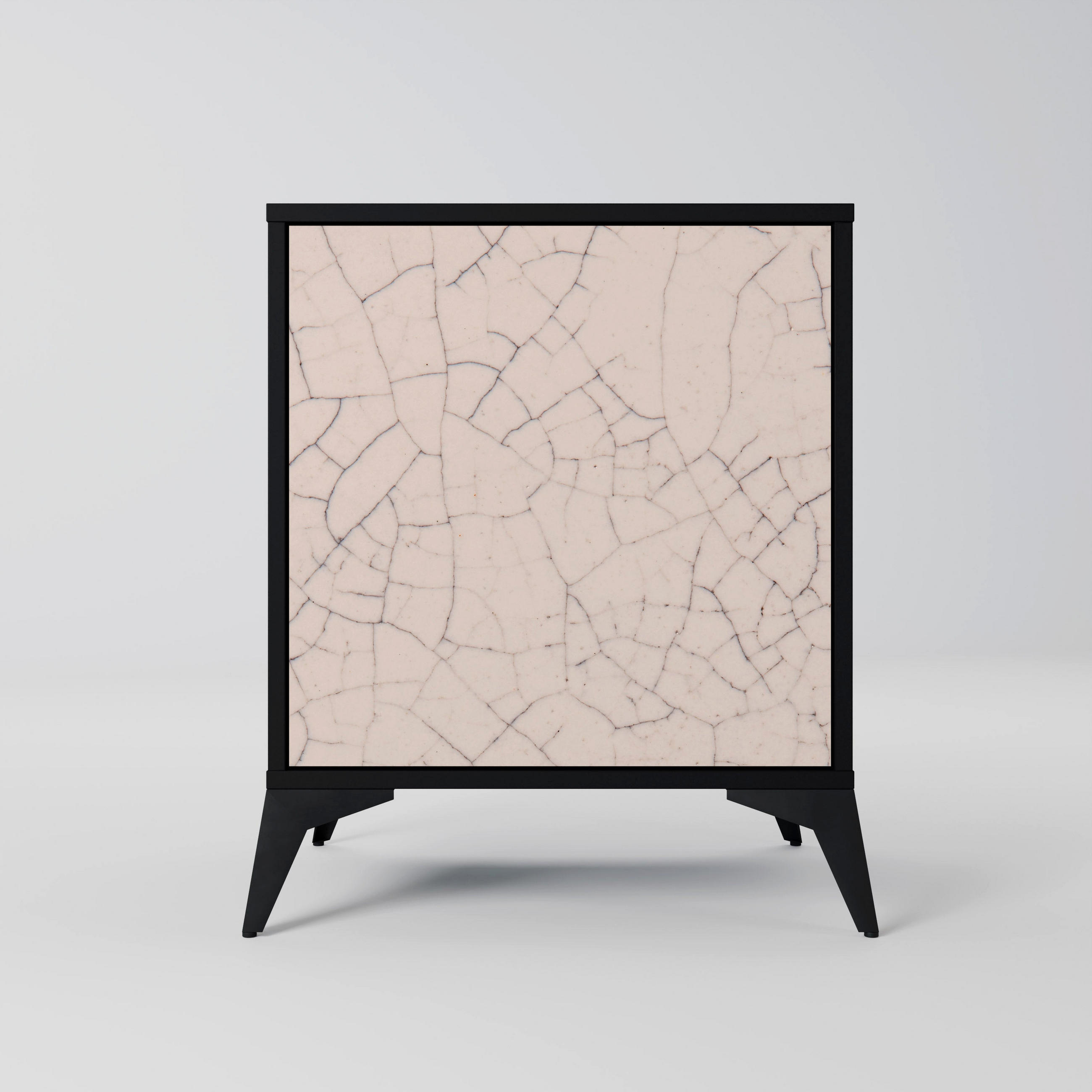 SpaceRebels Sideboard Schwarz 57.5x70.5x42 cm