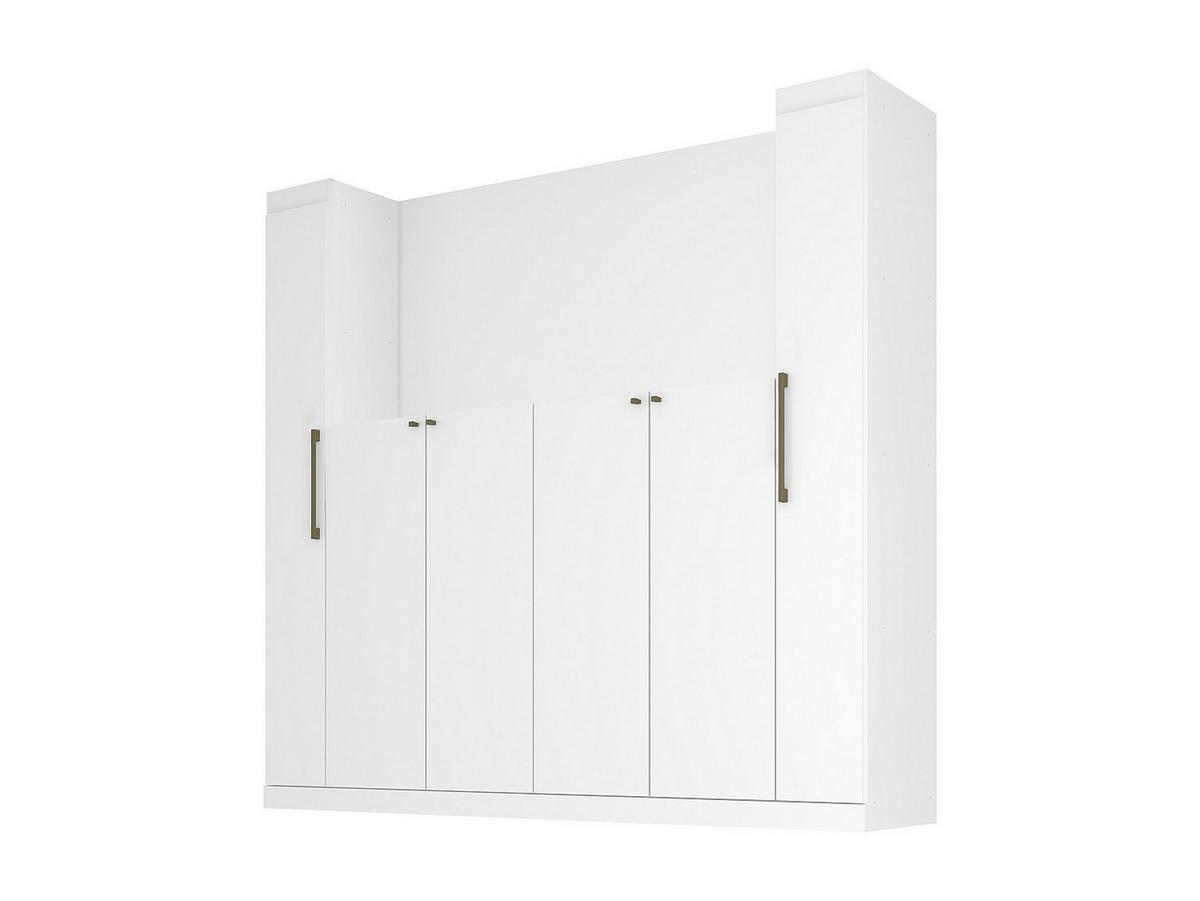 BETTBRÜCKE - 2 Personen - Holz, Platte - Weiß - - Weiß, Holz (160/190cm) - Vente-Unique