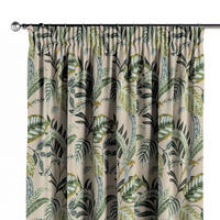 VORHANG Tropical Island grün und beige, 130x245 cm - Grün, Textil (130/245cm) - Dekoria