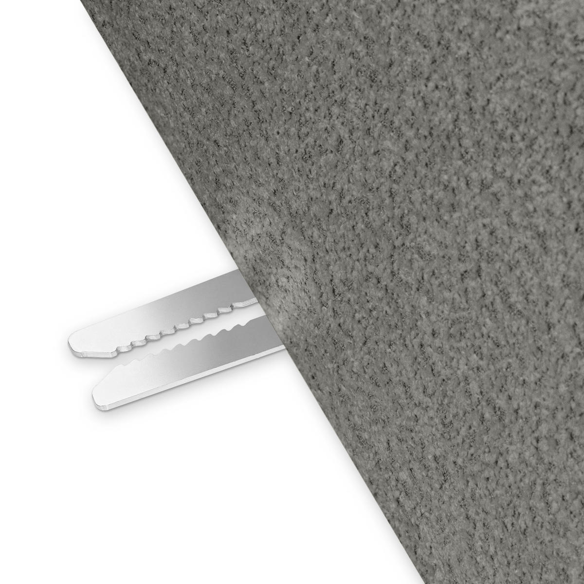 2-SITZER SOFA BUFFO, Stahlgrau - Grau, Holz/Holzwerkstoff (210/73/96cm) - KONSIMO®