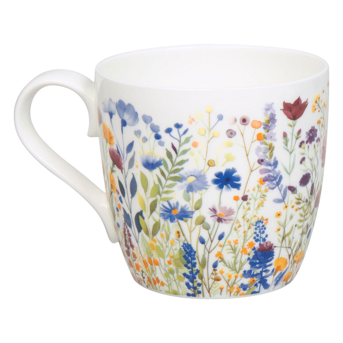 KAFFEEBECHER Blumenwiese - Naturfarben, Keramik (0.43L) - Könitz