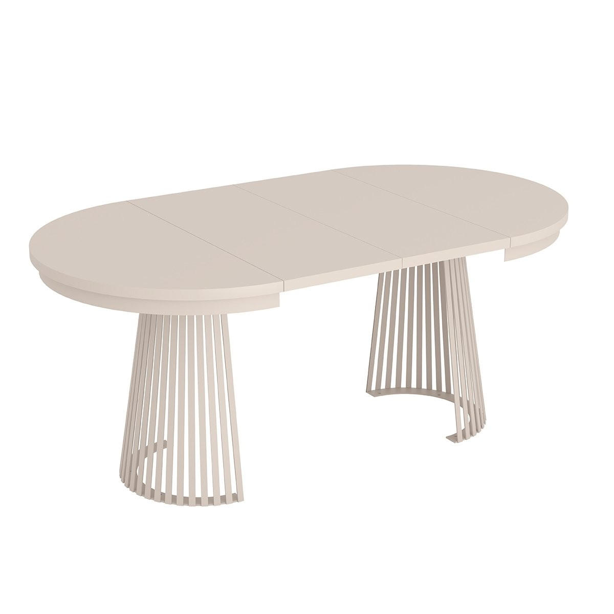 ESSTISCH TRAVIS Ausziehbar 100 - 180 / 100 x 76,6 cm - Kaschmir, Holz (100/100/76.6cm) - MASSENO