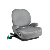 SITZERHÖHUNG i-Boost grau i-Size (125-150cm) ISOFIX Rückenlehne - Hellgrau, Kunststoff (44/36/41cm) - Kikka boo
