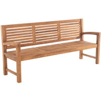 GARTENBANK 200/59 cm Holz teak - Teakfarben, Holz (200/92/59cm) - CLP