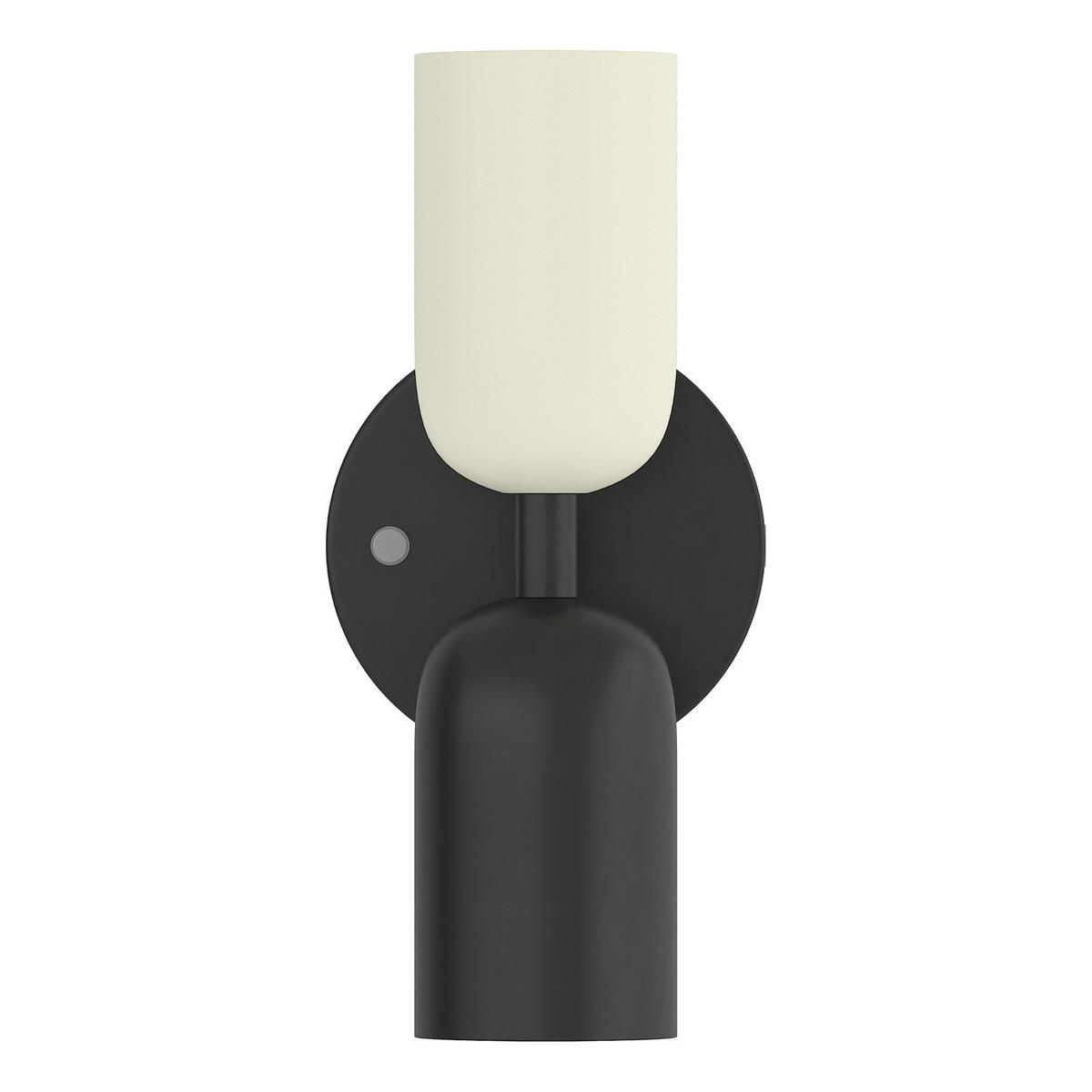 AKKU-WANDLEUCHTE - inkl. Fernbedienung - Dimmbar - Eisen - Creme/Schwarz, Metall (10/22/10cm) - home24