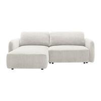 SCHLAFSOFA - 4 Personen - stoff - gebrochenes weiß Plufati - Weiß, Textil (230/83/165cm) - Vente-Unique