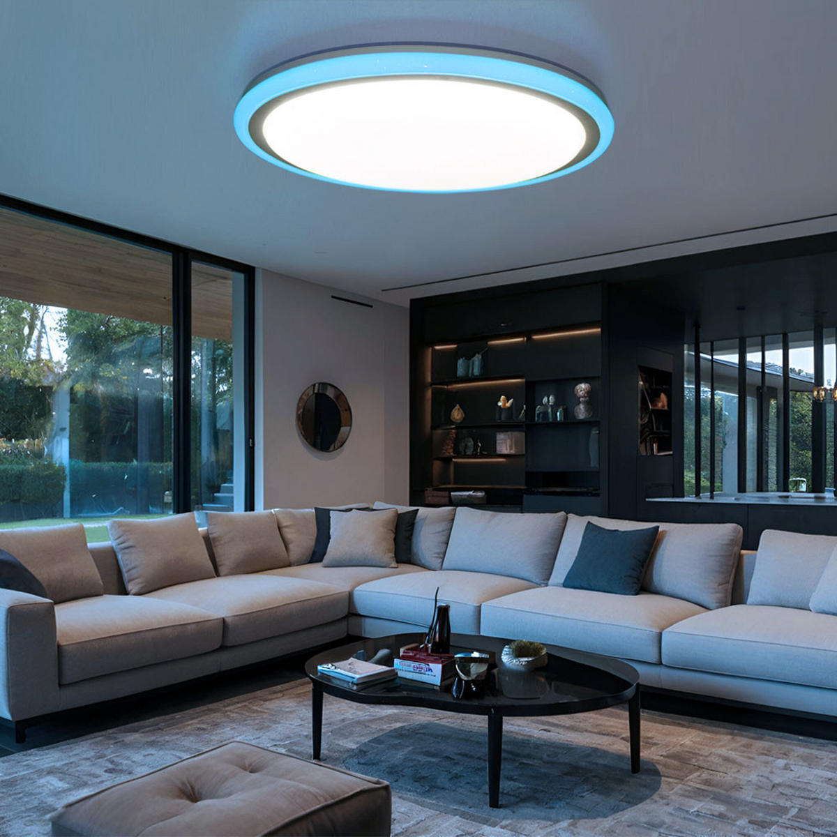 LED DECKENLEUCHTE Kunststoff Weiß LUISA - Weiß, Metall (60/60/8cm)