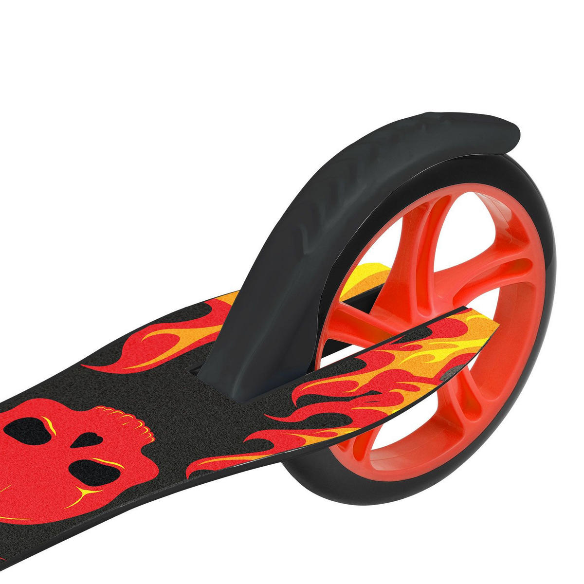 CITYROLLER Fire schwarz/ rot - Schwarz, Metall (88/27/106cm) - Artsport