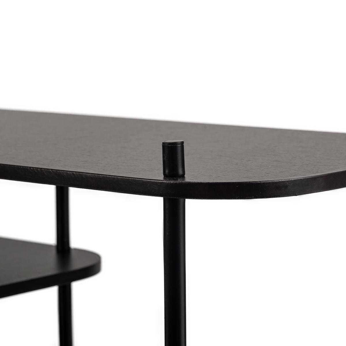 TV-SCHRANK Rechteckig Schwarz 140 x 40 x 49 (cm) - Schwarz, Metall (140/49/40cm) - Nordlys