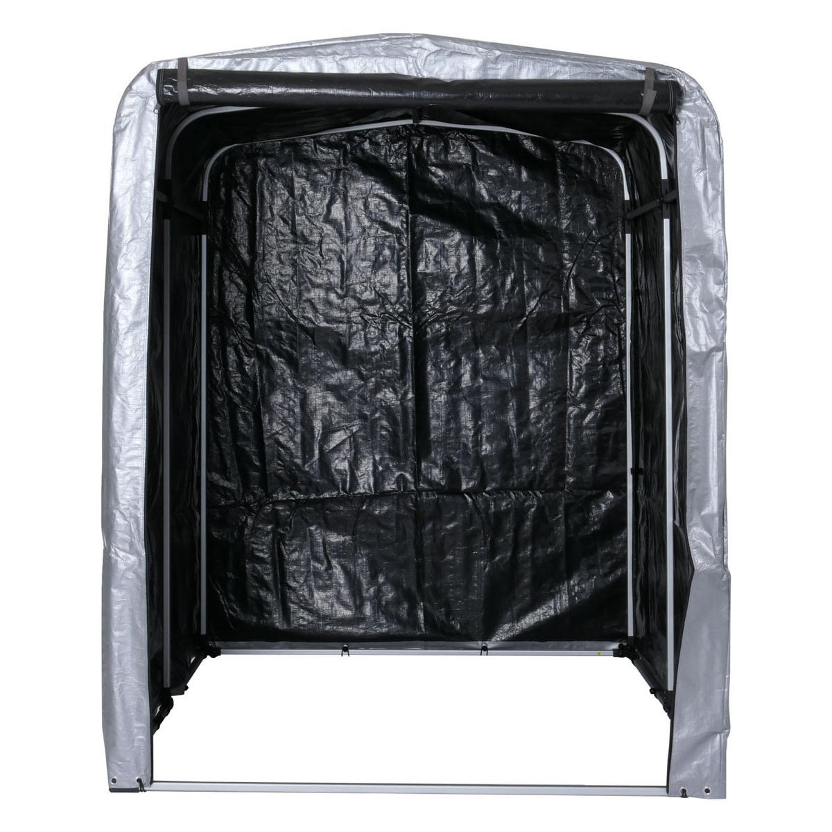 GERÄTEHAUS 201x157x201cm Silber - Silberfarben, Kunststoff (157/201/201cm) - PROREGAL