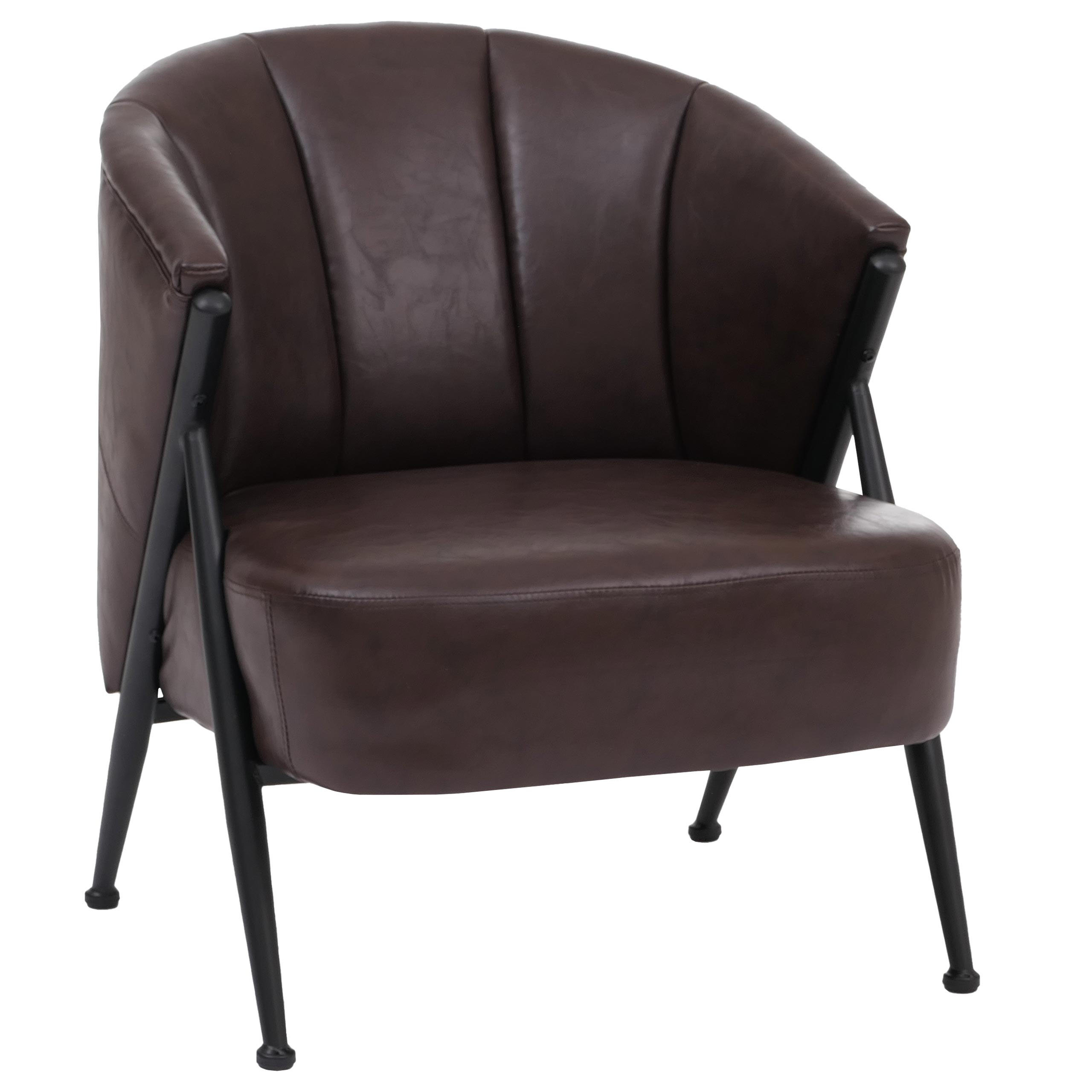 SESSEL Dunkelbraun - Dunkelbraun, Kunststoff (65/74/72cm) - MCW