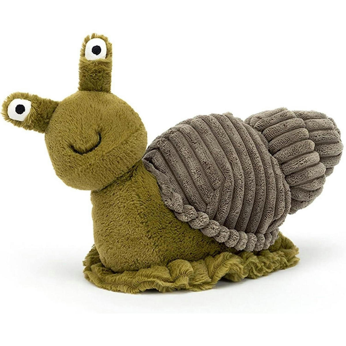 PLÜSCHTIER Schnecke 40 cm - Olivgrün, Textil (20/40cm)
