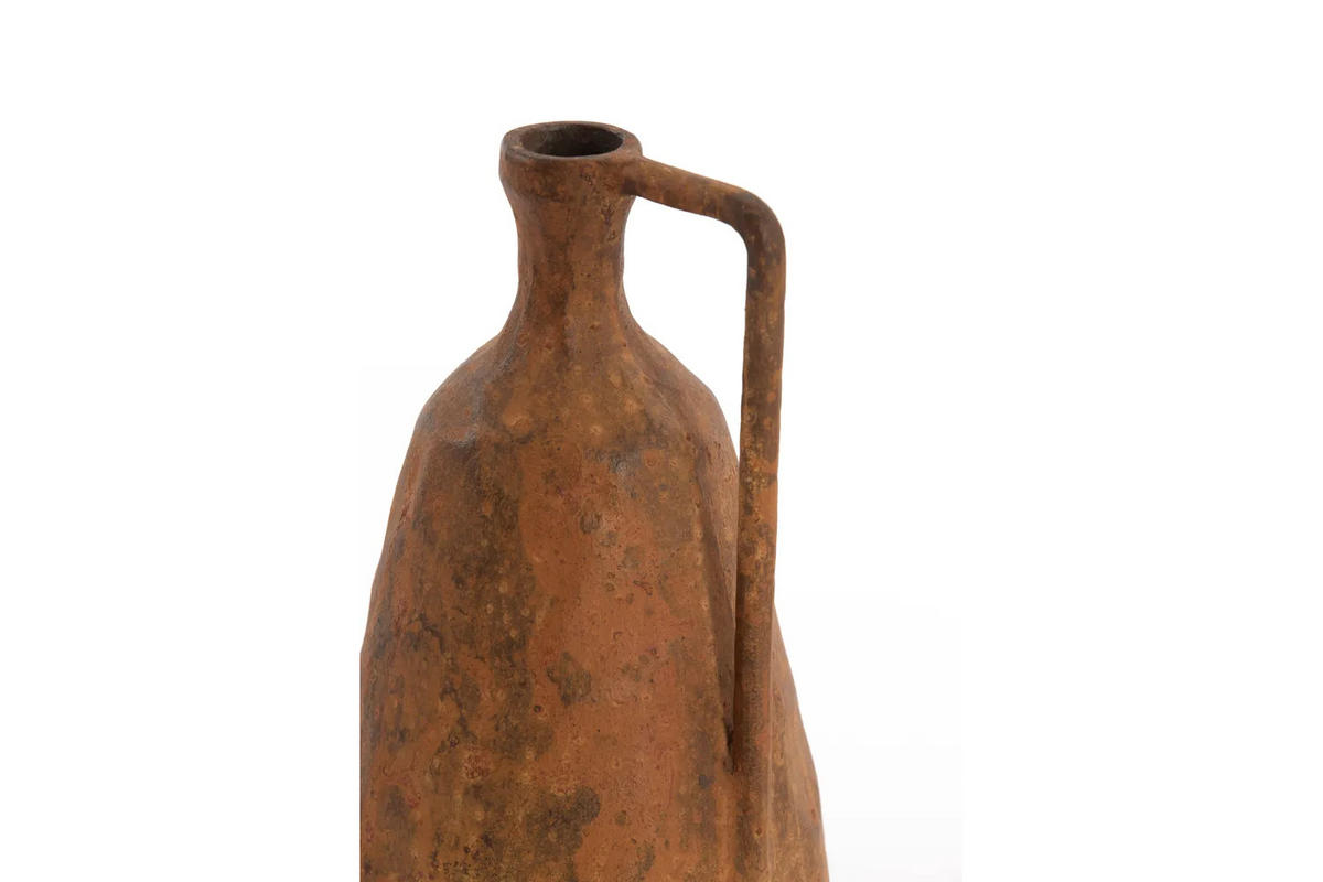 METALLVASE OSTRA 16,5x17x35 cm, Metall, Rostfarben - Rostfarben, Metall (35cm) - Light & Living