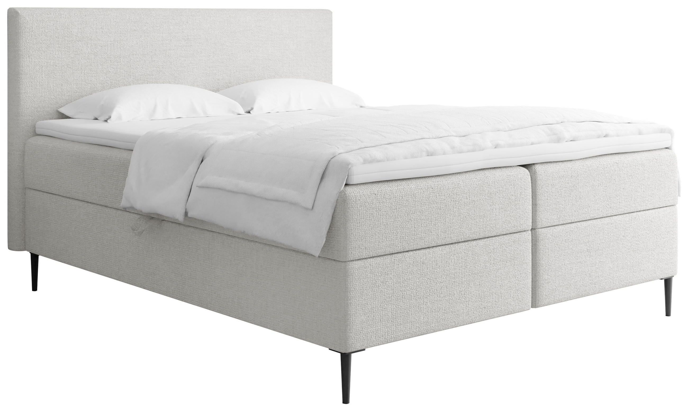 WFL Group Boxbett Grau 200x200 cm