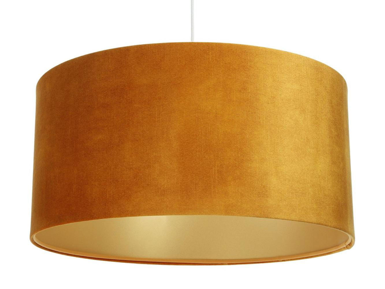HÄNGELEUCHTE Gelb 60/30 cm - Gelb/Goldfarben, Kunststoff (60/0.8/30cm) - ONZENO