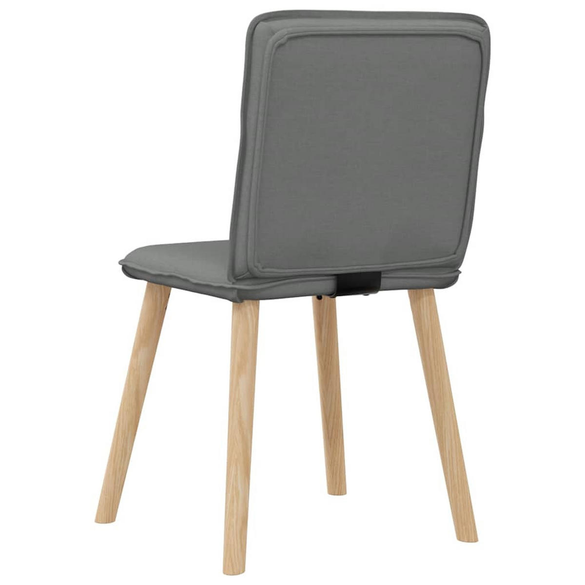ESSZIMMERSTÜHLE 2 Stk. Dunkelgrau Stoff 45*54*86cm - Dunkelgrau, Metall (45/86/54cm) - ZMH