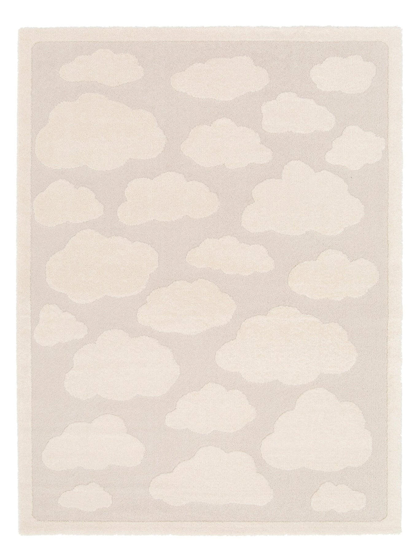 TEPPICH Design Relief-Effekt beige - Beige, Textil (160/213cm) - AFK Living