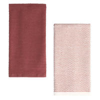 KÜCHENHANDTUCH-SET Charm (2er-Set) - Dunkelrosa, Textil (40/60cm) - home&you