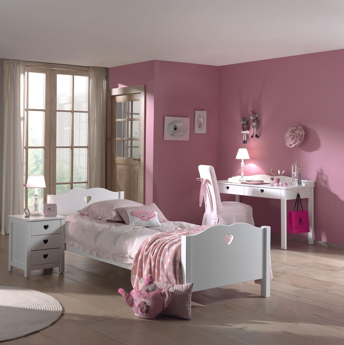 EINZELBETT Kamila 211x80x96 aus MDF in Weiß - Beige, Holzwerkstoff (90/200cm) - 58aufmkessel