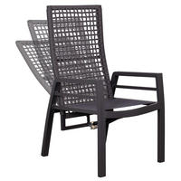 GARTENSTUHL Lucena - Grau, Metall (78/122/62cm) - Mr. Deko