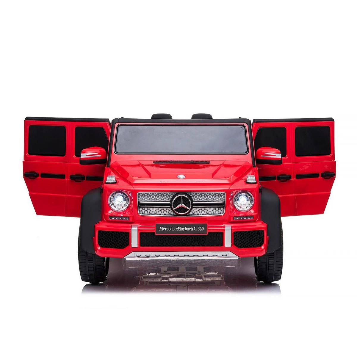 ELEKTROAUTO Maybach G650 rot Fernbedienung Bluetooth Kofferraum - Rot, Kunststoff (110/62/52cm) - Chipolino