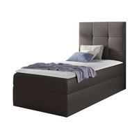 BOXBETT Mini 2, Seite zum Öffnen des Bettkastens: Rechts - Graphitfarben, Holz (100/200cm) - MIRJAN24