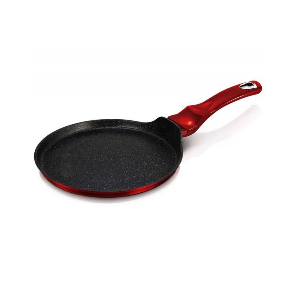 CRÊPEPFANNE Rot 28/28/1.8 cm 8941 - Rot, Metall (28cm) - Berlinger Haus