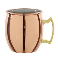 BECHER - Kupferfarben, Metall (12/10/9cm) - ich-zapfe