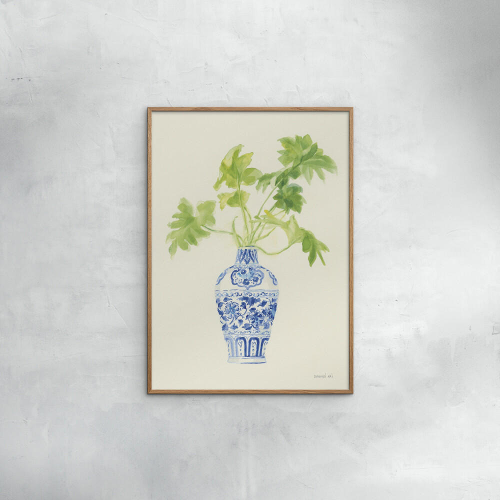 POSTER Wild Apple - Palm Chinoiserie III - Grün, Papier (30/40/0.1cm) - Poster&Frame