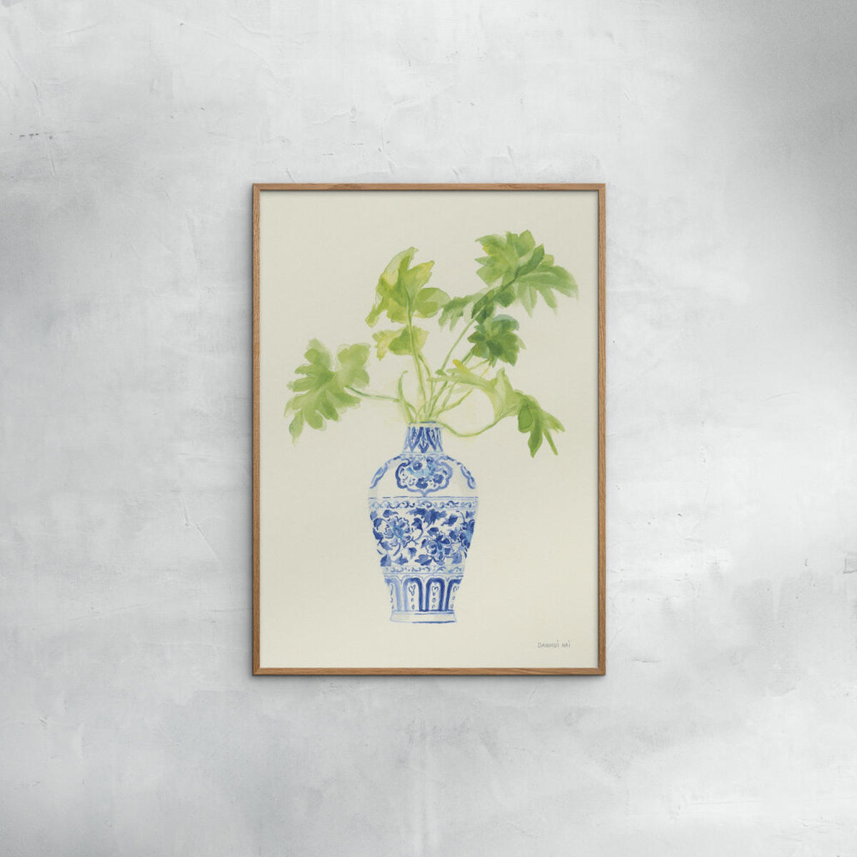 POSTER Wild Apple - Palm Chinoiserie III - Grün, Papier (30/40/0.1cm) - Poster&Frame