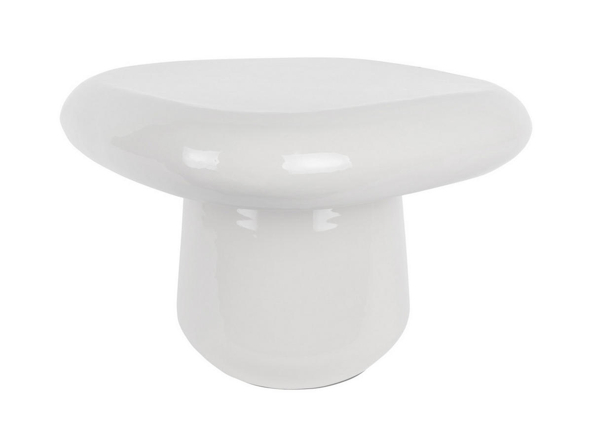 BEISTELLTISCH Roca Weiß 49/49/36 cm - Weiß, Metall (49/49/36cm) - Leitmotiv