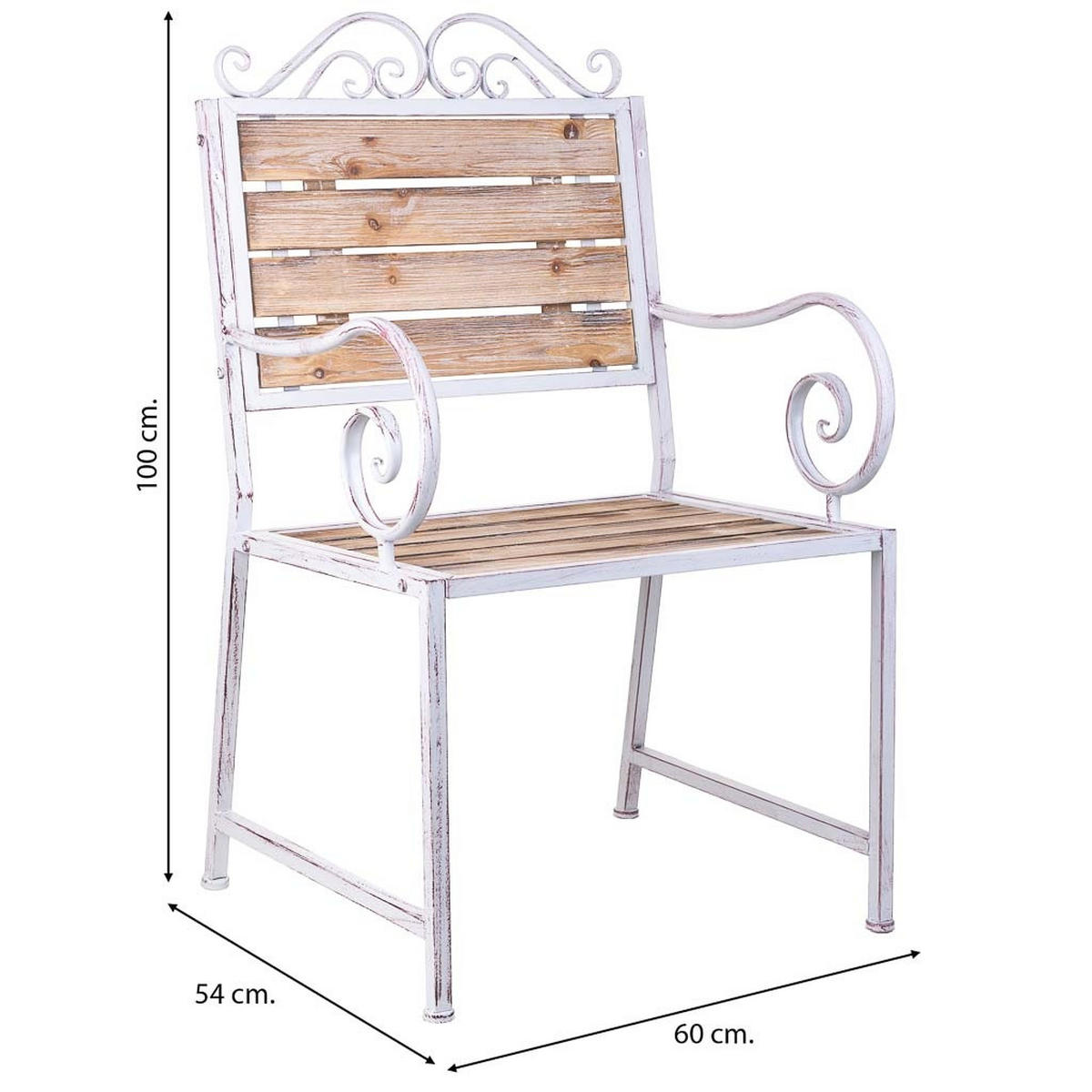 STUHL, grau, 60x54x100cm - Grau, Holz (60/100/54cm) - Wanderlust